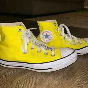 Converse Yellow High-Top Sneakers